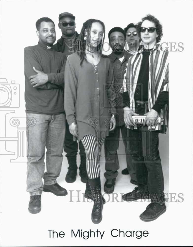 1998 Press Photo The Mighty Charge, Reggae Music Band - Historic Images