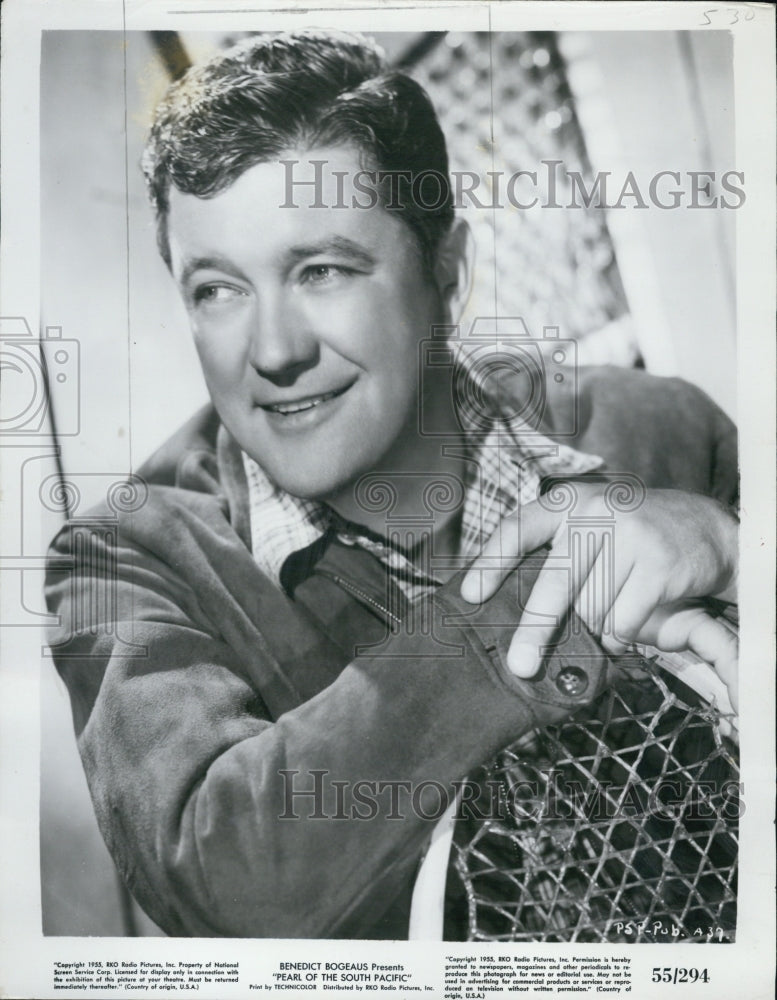 1955 Dennis Morgan Actor Pearl Of South Pacific Film Movie Star - Historic Images