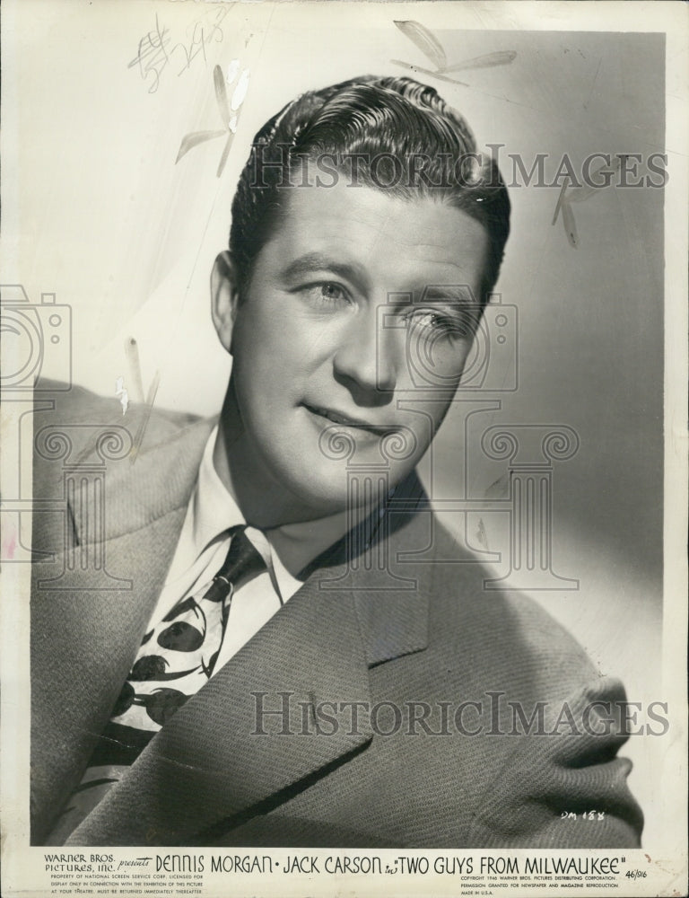 1948 Dennis Morgan Actor Two Guys From Milwaukee Comedy Movie Film - Historic Images