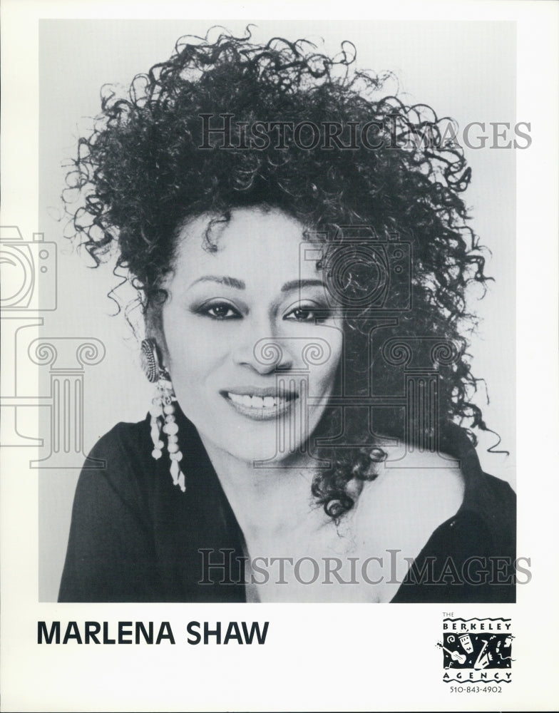 Press Photo Marlena Shaw Singer - Historic Images
