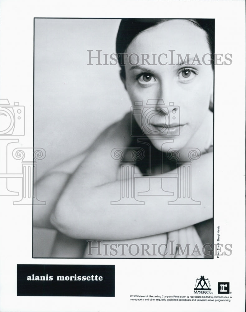 1999 Press Photo Alanis Morissette,Maverick Recording - Historic Images