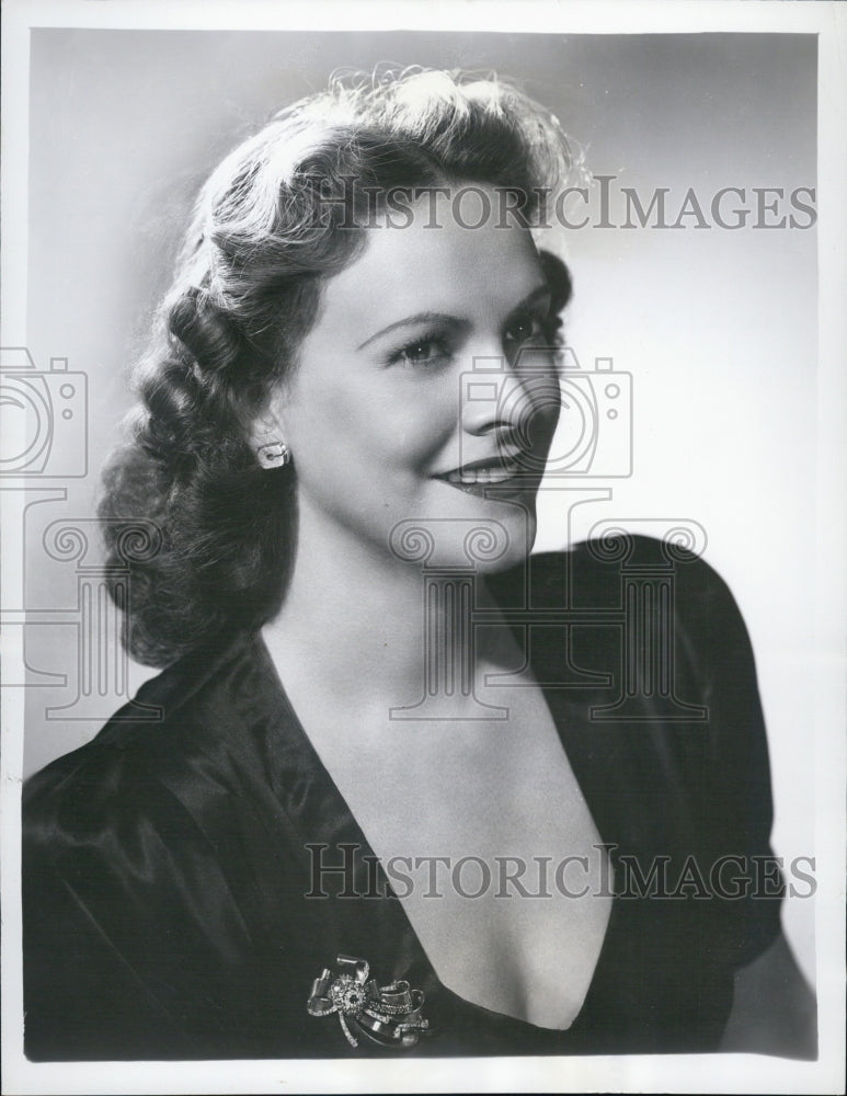 1946 Press Photo Claudia Morgan &quot;Adventures of the Thin Man&quot; - Historic Images