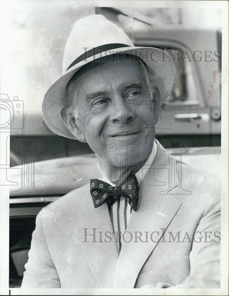 1985 Press Photo Harry Morgan in "Blacke's Magic" - Historic Images
