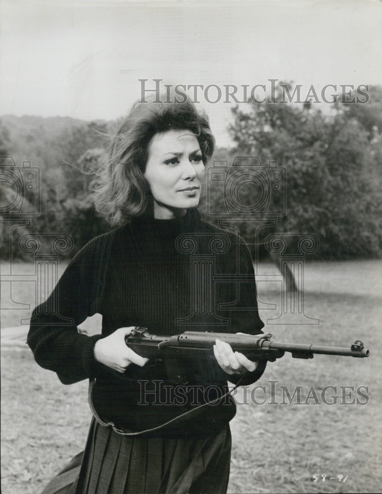 1962 Press Photo Irina Demick "The Longest Day" - Historic Images