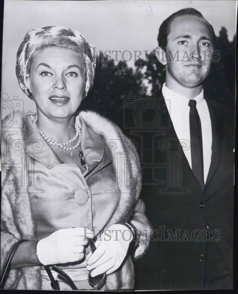 1962 Singer Jane Morgan and husband Larry Stith - Historic Images