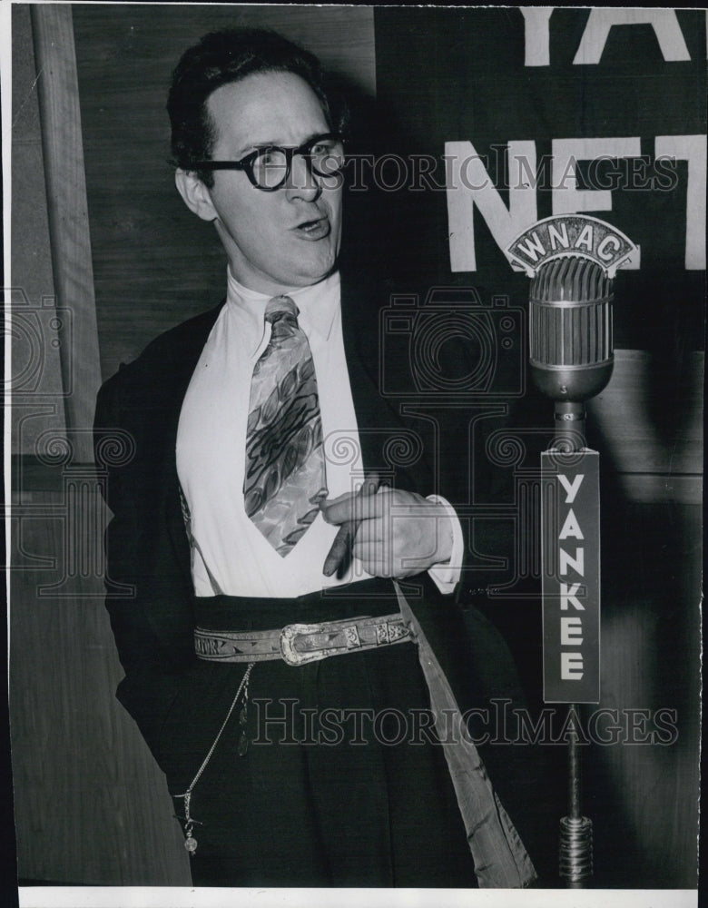 Press Photo Actor Kenny Delmar - Historic Images
