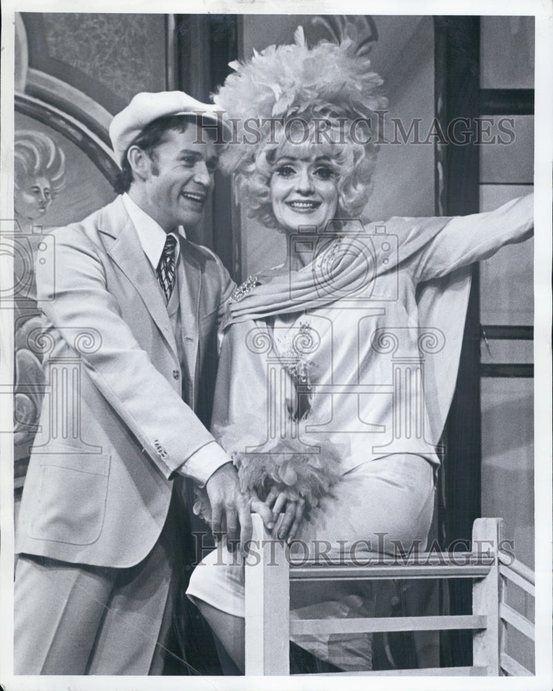 1973 Press Photo Jess Richards &amp; Virginia Martin in &quot;Anything Goes&quot; - Historic Images