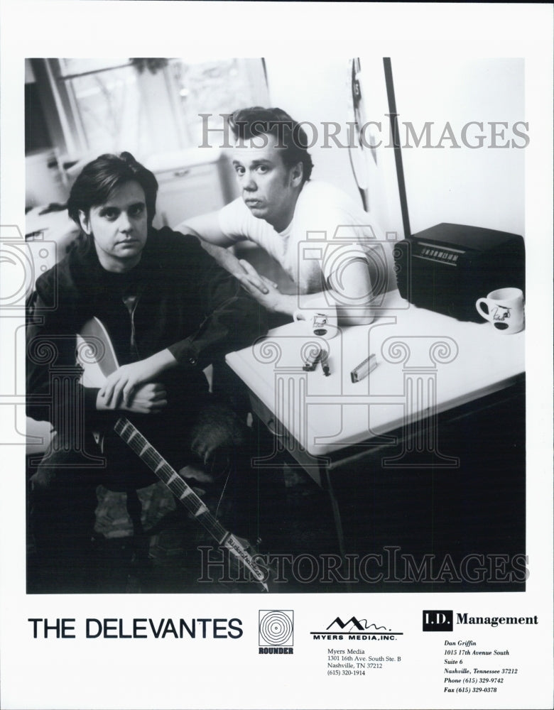 Press Photo Musical group "The Delevantes" - Historic Images