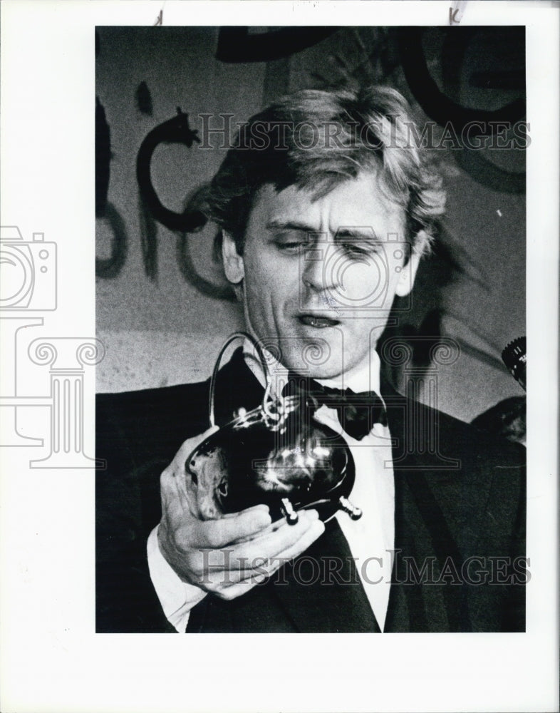 1987 Press Photo Mikhail Baryshnikov 1987 Hasty Pudding Man of the Year - Historic Images