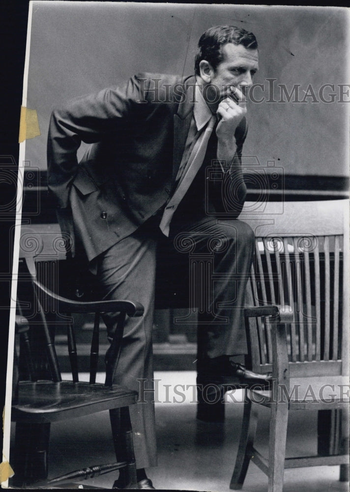 1970 Press Photo David Bartley Massachusetts House Speaker - Historic Images