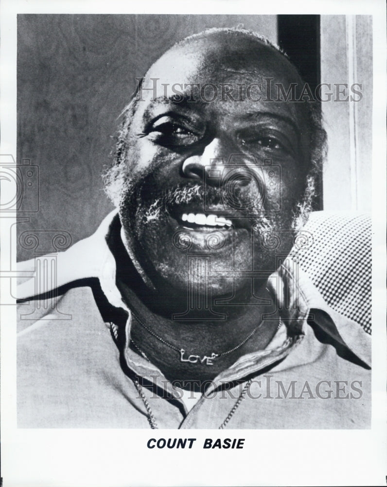 Press Photo Musician Count Basie - Historic Images