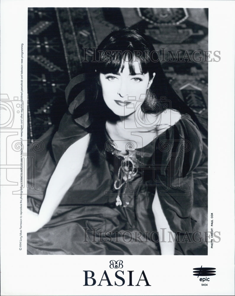 1994 Press Photo Singer Basia - Historic Images