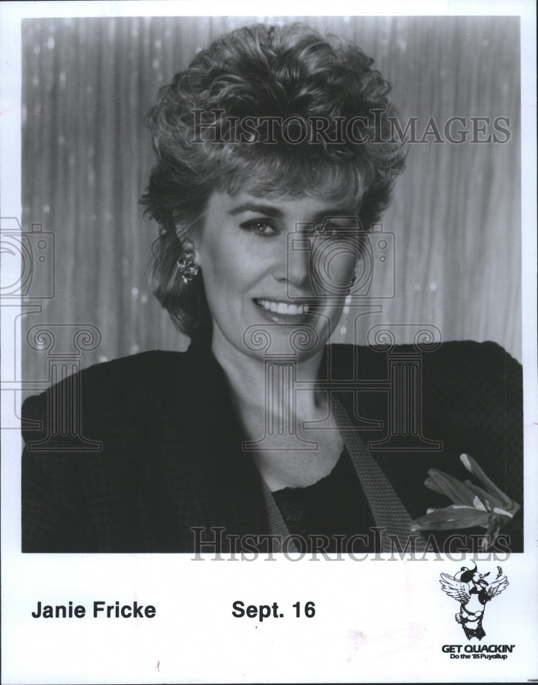 1986 Press Photo Janie FrickeAmerican country music singer - RSH00043 - Historic Images