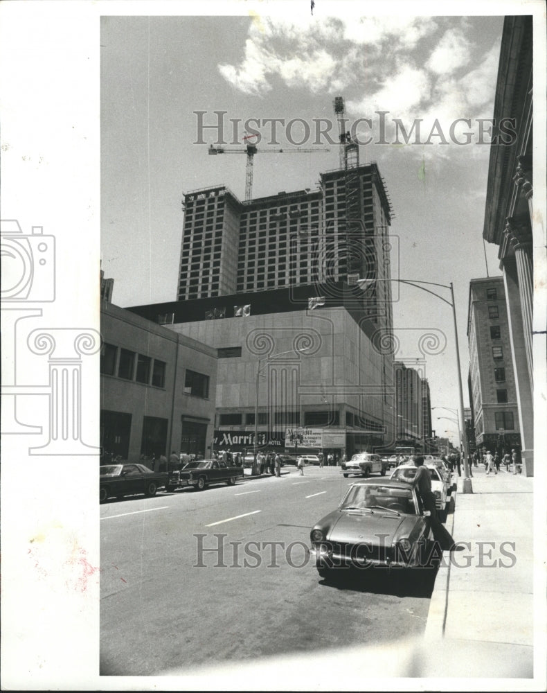 1990 Press Photo General Views of the Consturctrion at the Harriett - Historic Images