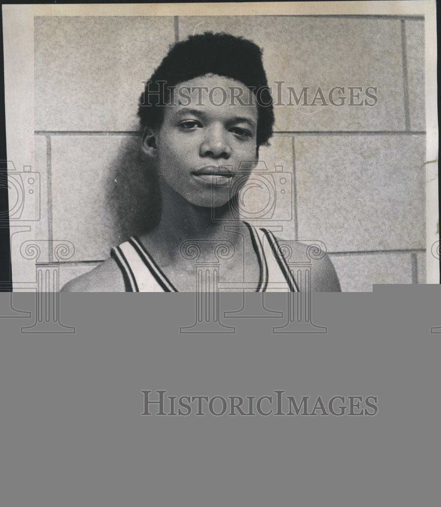 1973 Press Photo Frank Sanders, West house little guard, Basketball Player - Historic Images