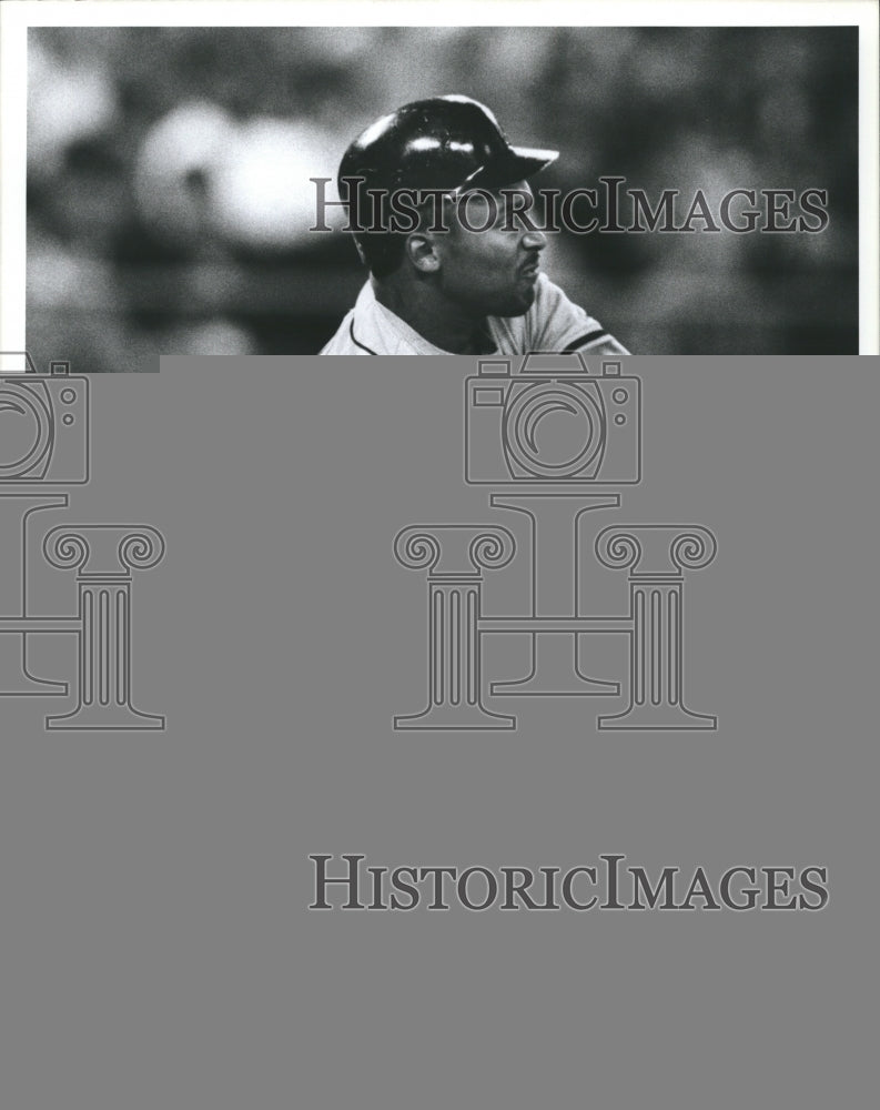1985 Press Photo Goats-Chirs Brown San Franciso Giants CHris Brown - Historic Images