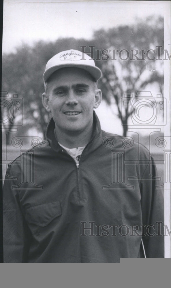 1957 Press Photo John Dalrymple Lakepointe CC Golf Pro - RSH00497 - Historic Images