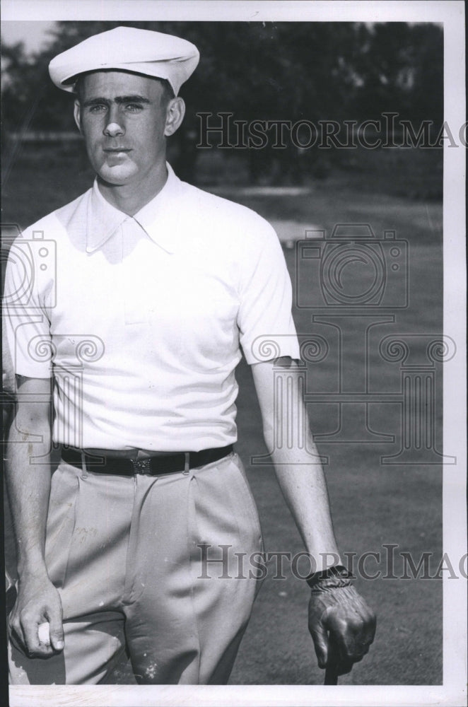 1953 Press Photo Assistant Pro at Orchand Lake Walter A. Lasky - Historic Images