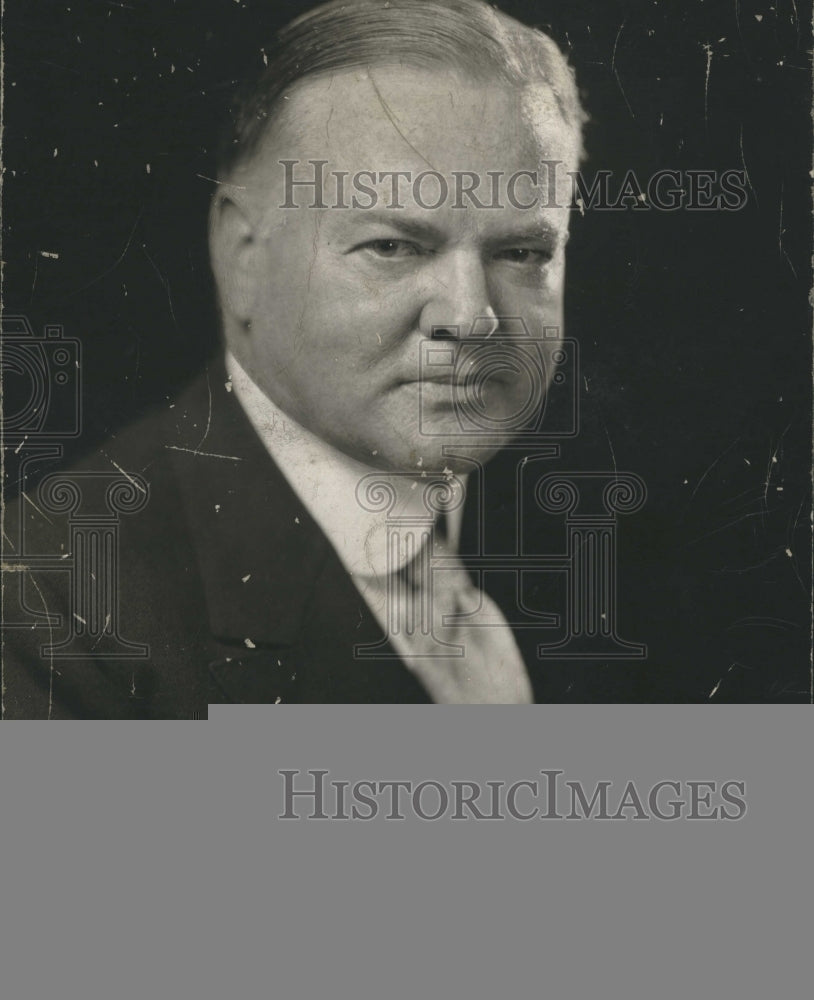 1928 Press Photo Herbert Hoover 31st President of the United States - Historic Images