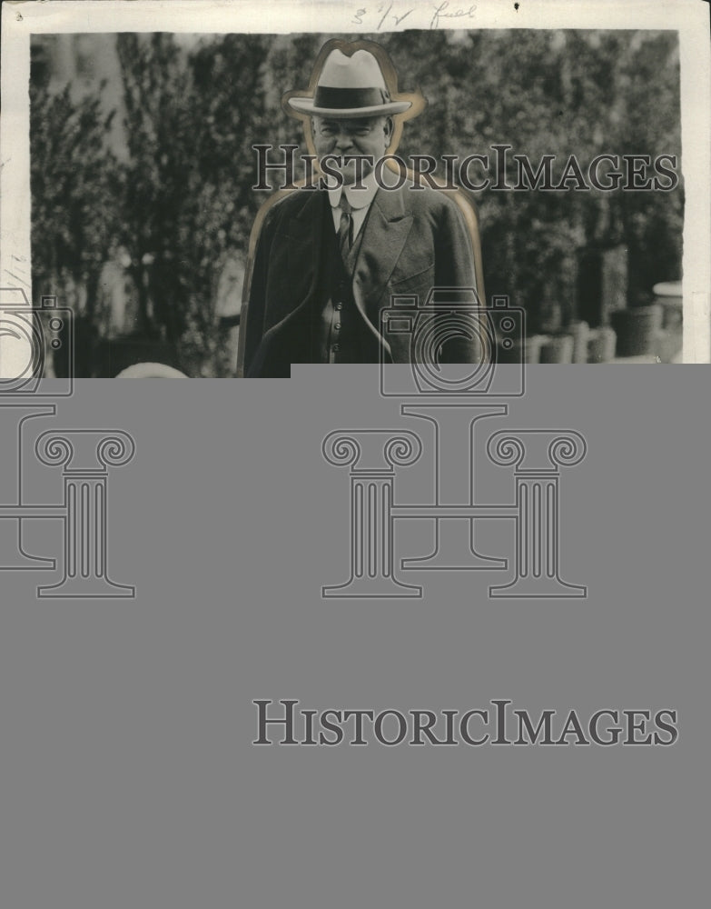 1928 Press Photo Herbert Hoover president of US - RSH00541 - Historic Images