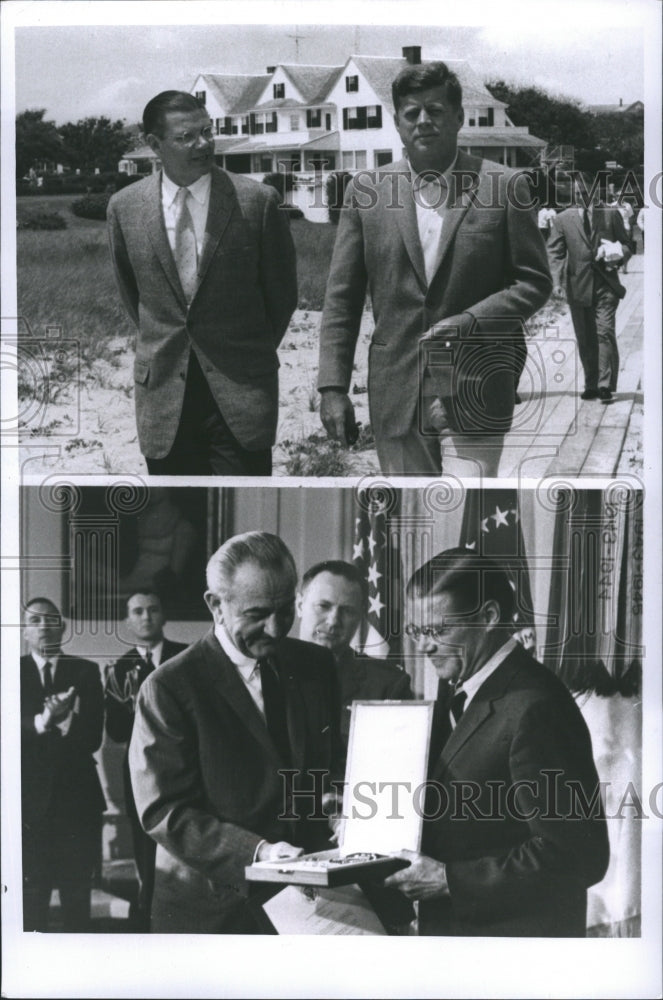 1968 Press Photo At Hyannis Port, Mase, in July 1961 Robert Strange Mona Mara - Historic Images