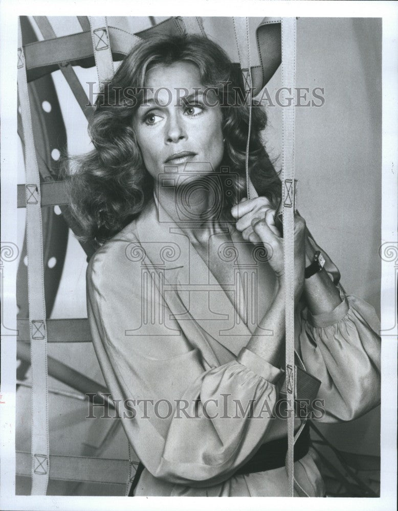 1983 Press Photo Lauren Hutton Came to Town Yesterday - Historic Images