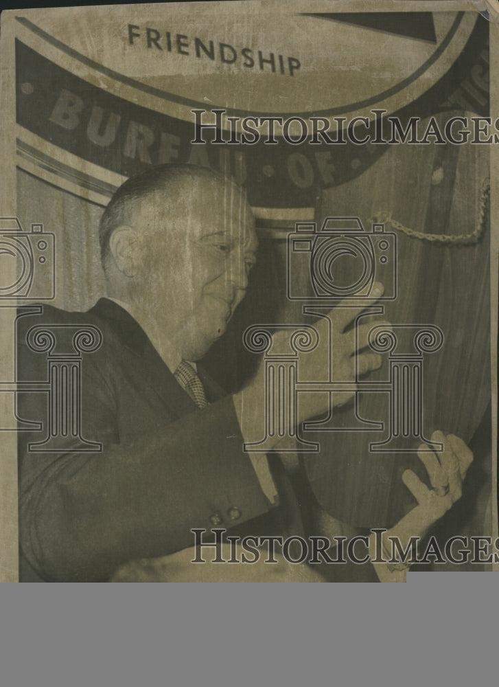 1967 Press Photo Edgar Hoover Director of the FBI - RSH00863 - Historic Images