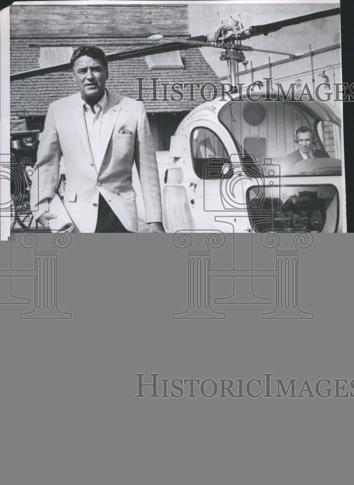 1964 Actor Peter Lawford Heads for his Day&#39;s work on Hollywood-Historic Images