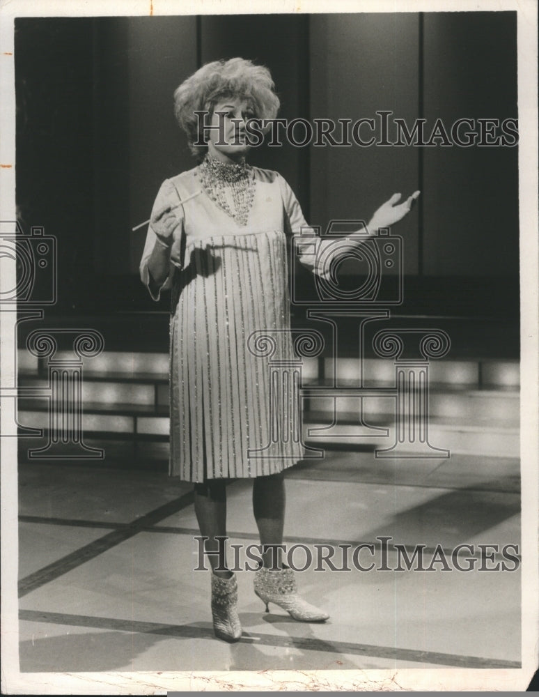 Press Photo Phyllis Diller American actress and comedian - RSH01893 - Historic Images