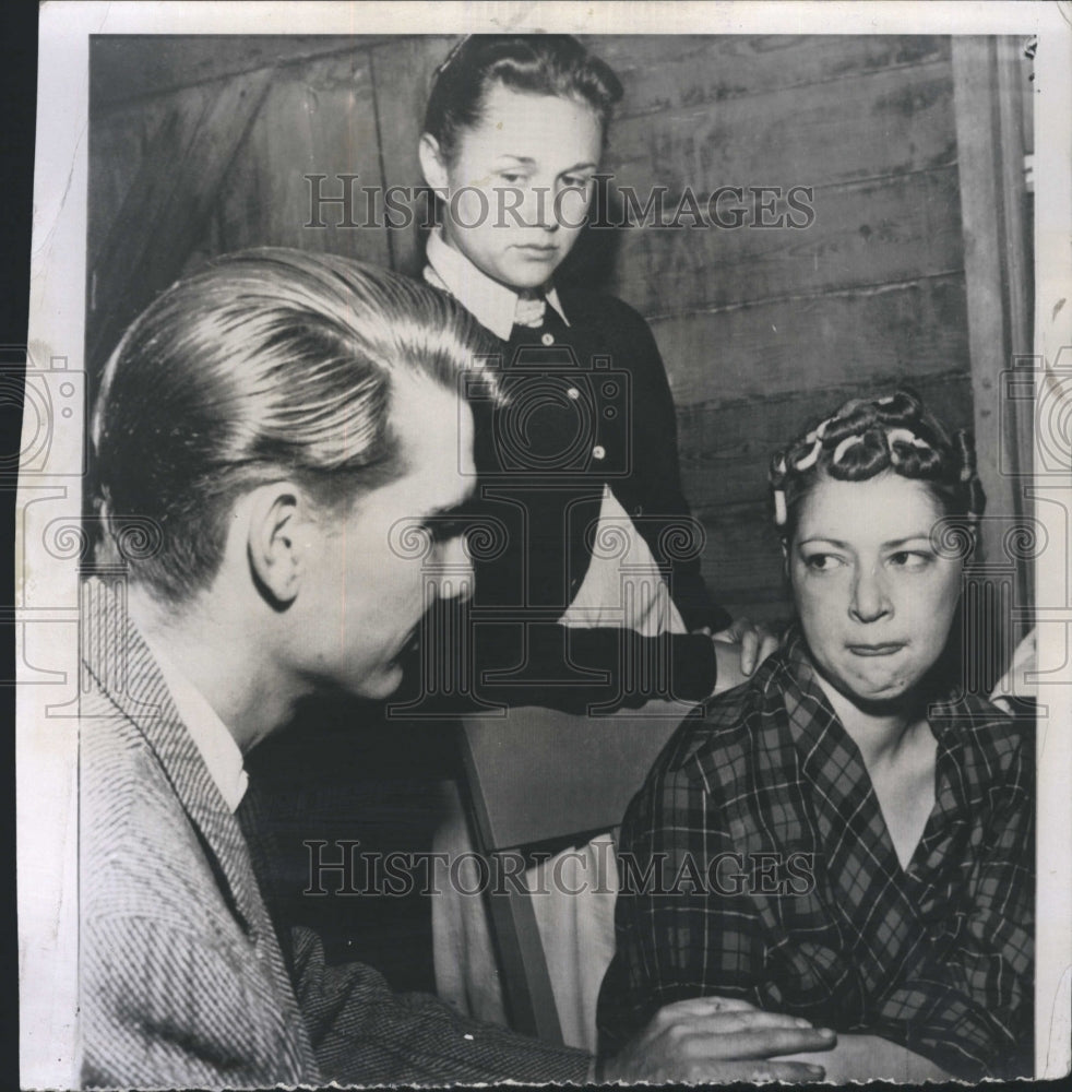 Actress Diana Barrymore Fights Back Tears Just Before Going on Stage-Historic Images