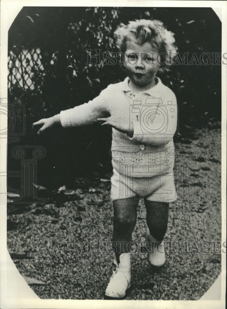 1936 Press Photo Prince Albert of Liege, Youngest Child of the King of Belgians - Historic Images