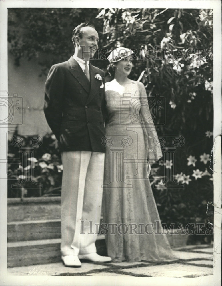 1952 Press Photo Willaim Randolph Hearst Jr. and His Bride - RSH02239 - Historic Images