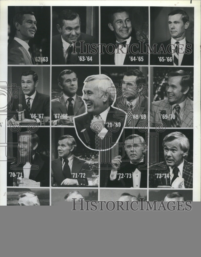 1979 Press Photo Johnny Carson Celebrates His 17th Year as &quot;The Tonight Show&quot; - Historic Images