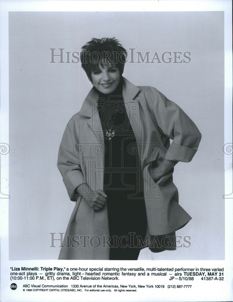 1988 Liza May Minnelli in &quot;Triple Play&quot;-Historic Images