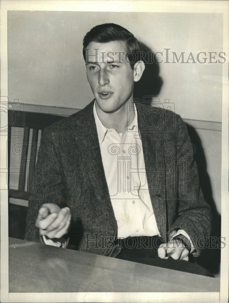 1928 Press Photo This Young Man is Rockefeller Hundreds you Meet American Town - Historic Images