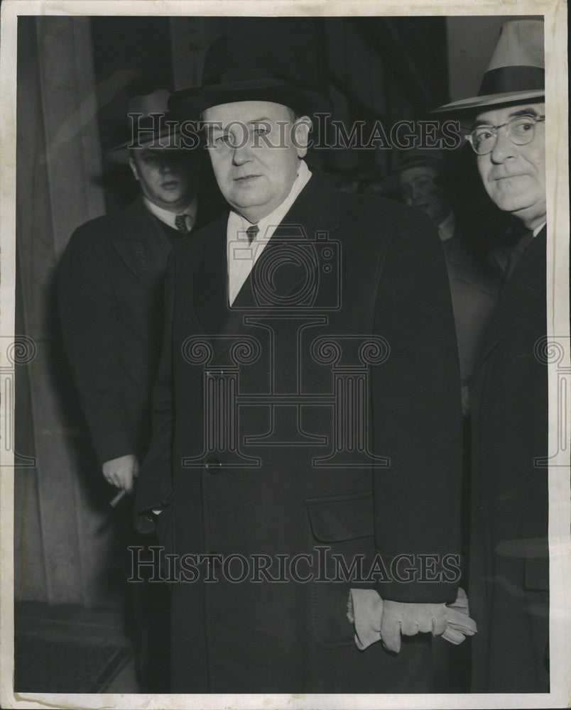 1952 Press Photo Ald. Thomad Keane St. Gross Funeral - Historic Images