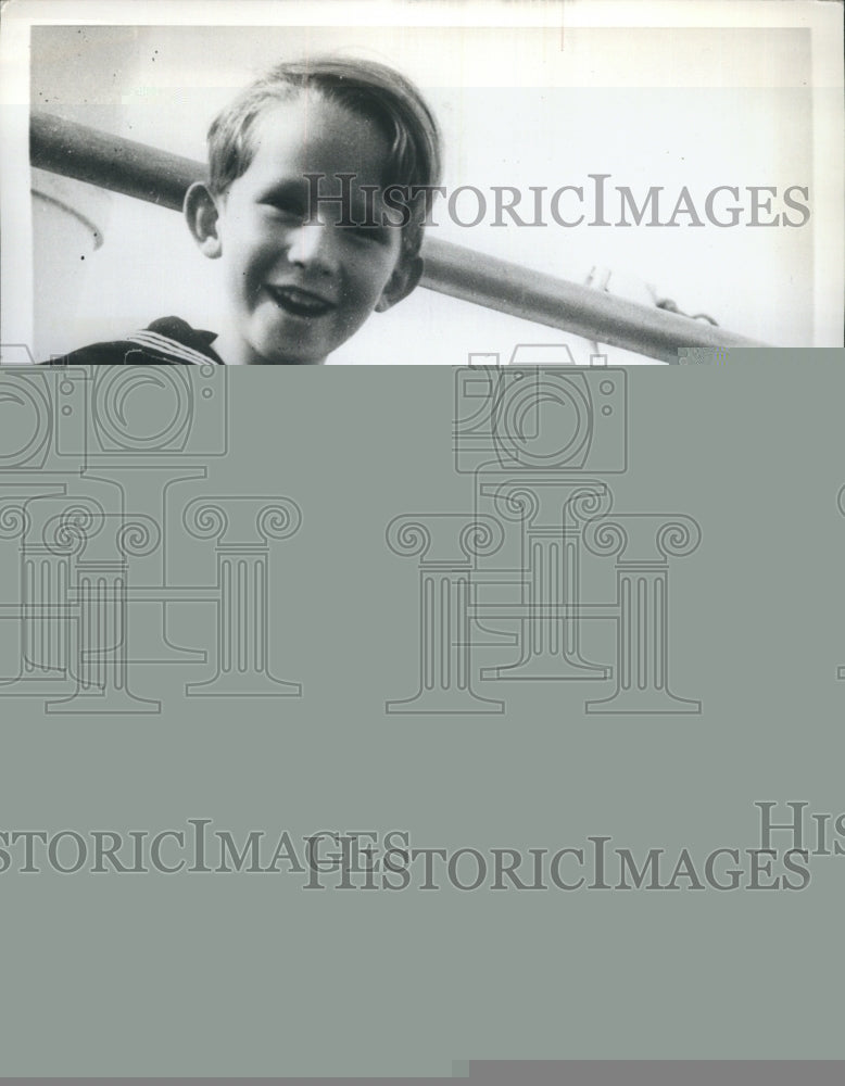 1936 Press Photo Crown Prince Badaouin of Belgium and His Small Brother - Historic Images
