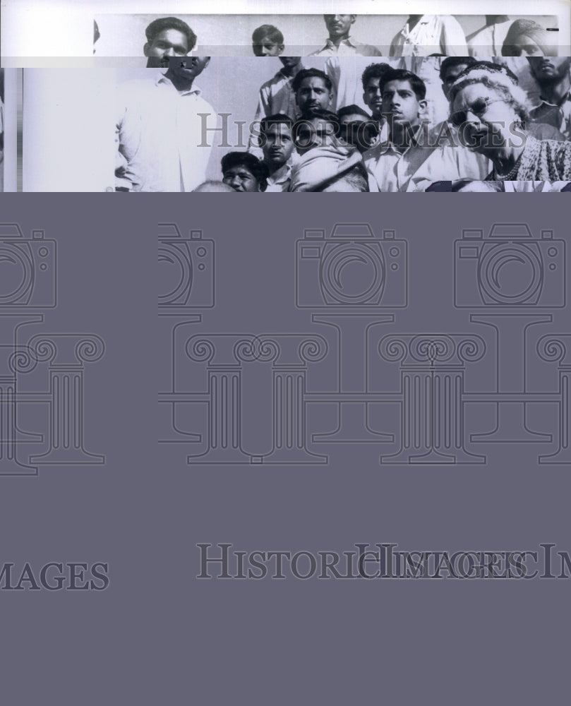 1955 Press Photo Helen Keller, The Blind-Deaf American Lecturer and Author - Historic Images
