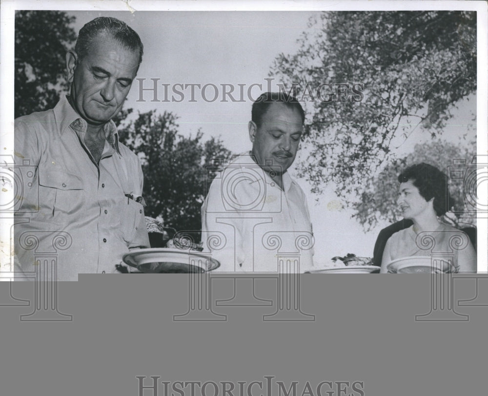 1961 Press Photo President Ayub Khan of Pakistan, Visited the LB Ranch Earlier - Historic Images