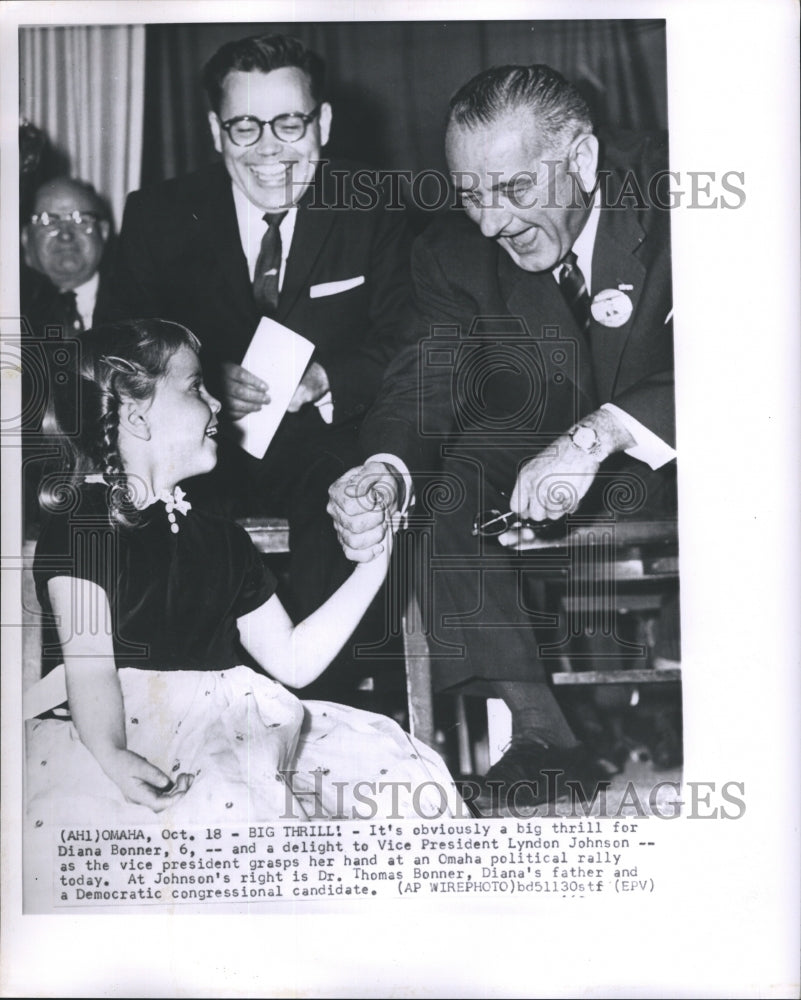 1962 Press Photo It&#39;s obviously Big Thrill for Diana Bonner - RSH03873 - Historic Images