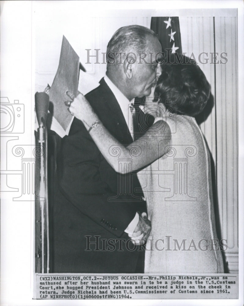 1964 Mrs. Philip Nichold Jr. Was as Enthused after Her Husband-Historic Images