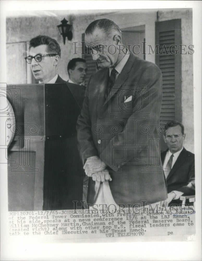 1965 Press Photo Joseph Swidlen Jr. Chairman of the Federal Power Commission - Historic Images