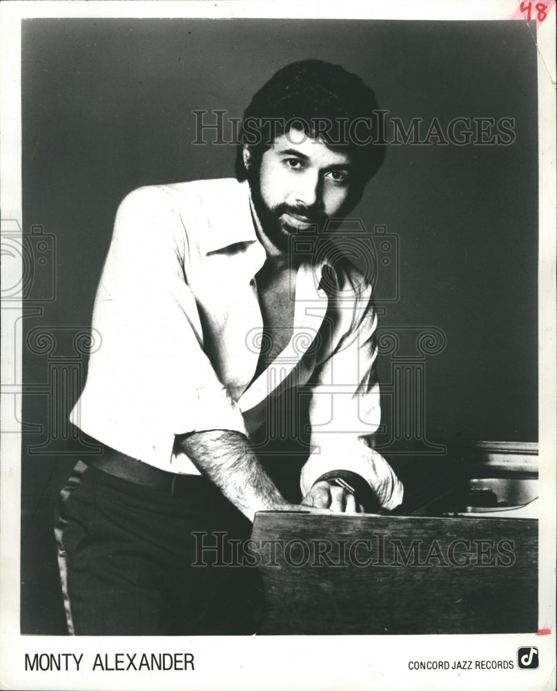 1985 Press Photo Monty Alexander Musician - Historic Images