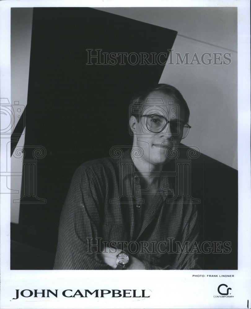 1961 Press Photo John Campbell Musician - Historic Images