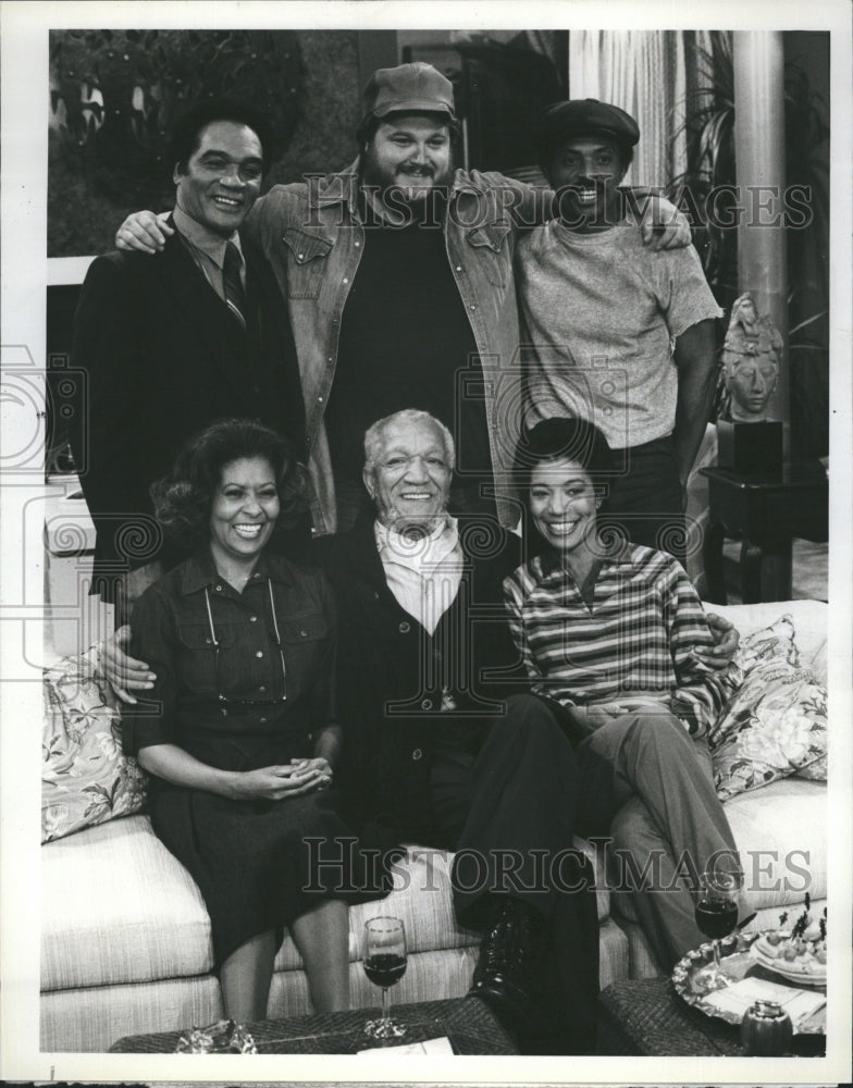 1980 Press Photo Marguerite Ray/Redd Foxx/S Stone/P Rodrigues/D Burkley/N Taylor - Historic Images