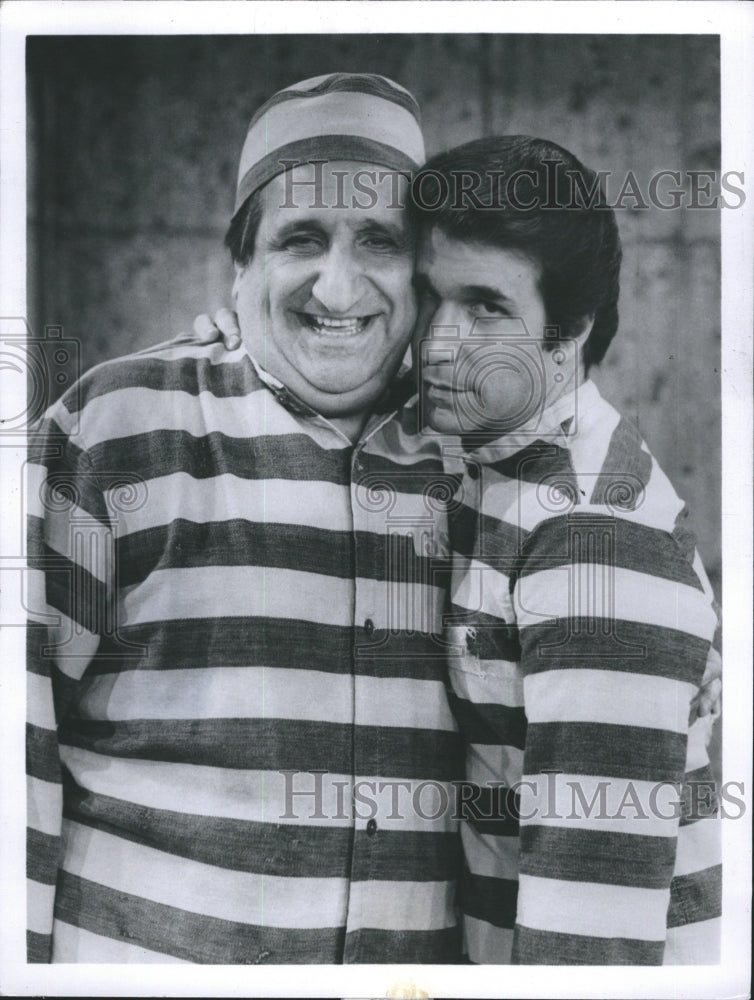 1981 Press Photo Tv Programs Al Molinara Henry winkler - RSH04751 - Historic Images