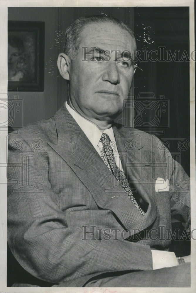 1955 Press Photo Arthur Hays Sulzberger In Chattanooga TN NY Times Publisher - Historic Images