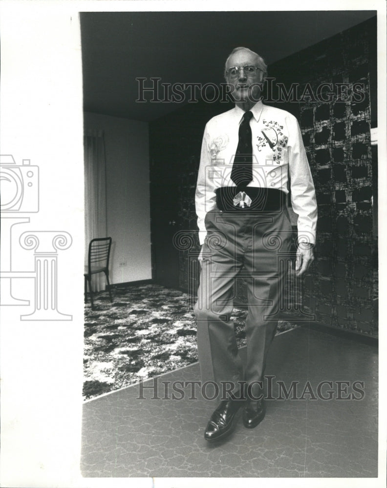 1988 Press Photo Patrick Roche Irish Step Dancer - RSH04897 - Historic Images