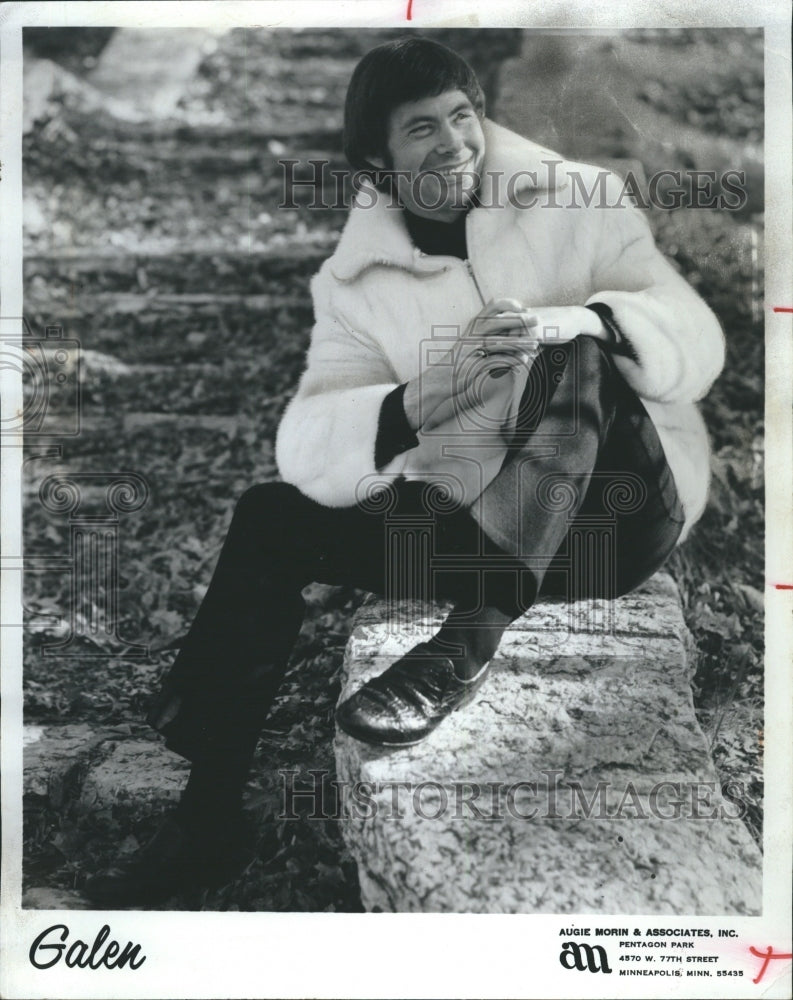 1972 Press Photo COPY Galen A Dashing Musical Personality Pianist - RSH04937 - Historic Images