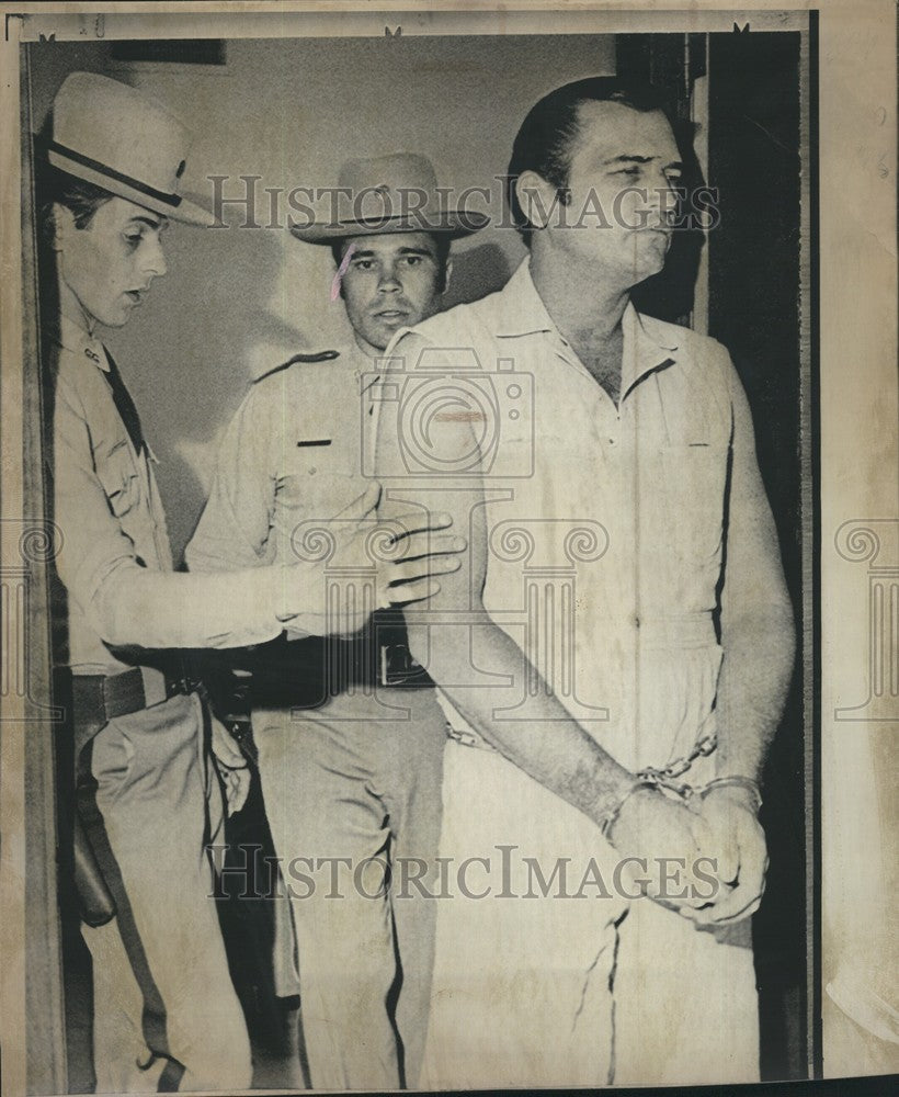 1971 Press Photo Merle Richard Sturdivan Arrested Murder Of Hospital Radiologist - Historic Images